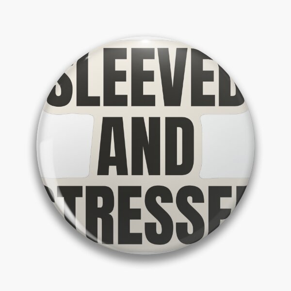 Item preview, Sleeved and Stressed Funny Sticker designed and sold by kilat42.