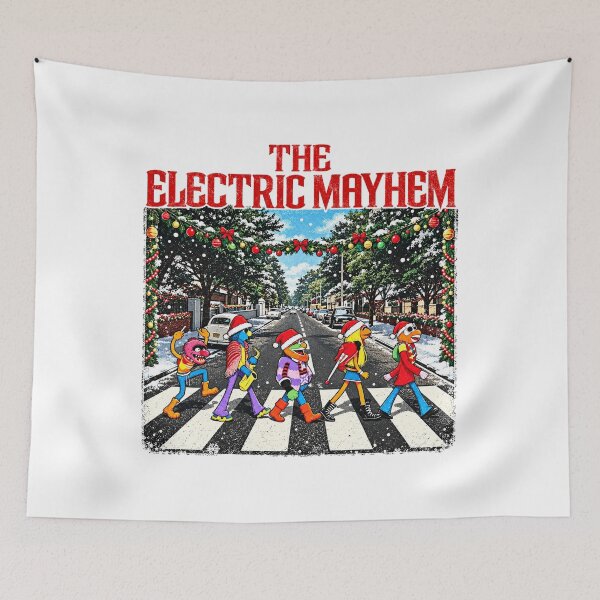 Item preview, Disney The Muppets Mayhem Abbey Road Funny Christmas, The Muppets Show, The Electric Mayhem, Disney Muppets Christmas designed and sold by CalliopeValerie.