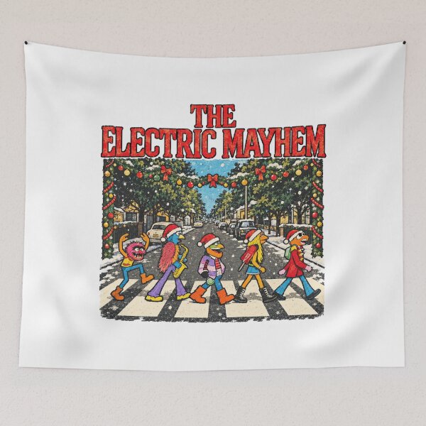 Item preview, Disney The Muppets Mayhem Abbey Road Funny Christmas, The Muppets Show, The Electric Mayhem, Disney Muppets Christmas designed and sold by CalliopeValerie.