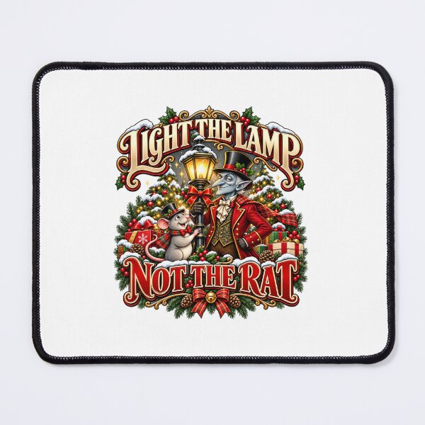 Item preview, Light The Lamp Not The Rat, Muppet Christmas Carol Quote, Vintage Holiday Movie designed and sold by CalliopeValerie.
