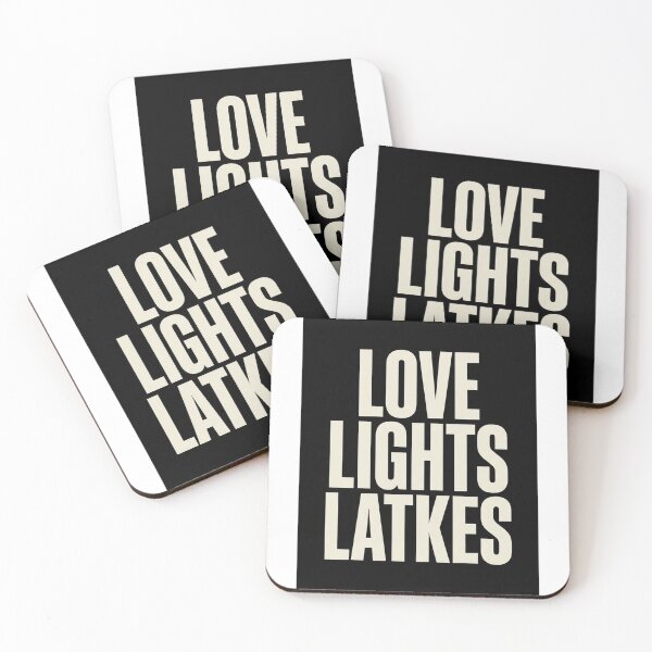 Item preview, Women's Love Lights Latkes Hanukkah Jewish Menorah Holiday Design Classic T-Shirt designed and sold by gidget-gadget.