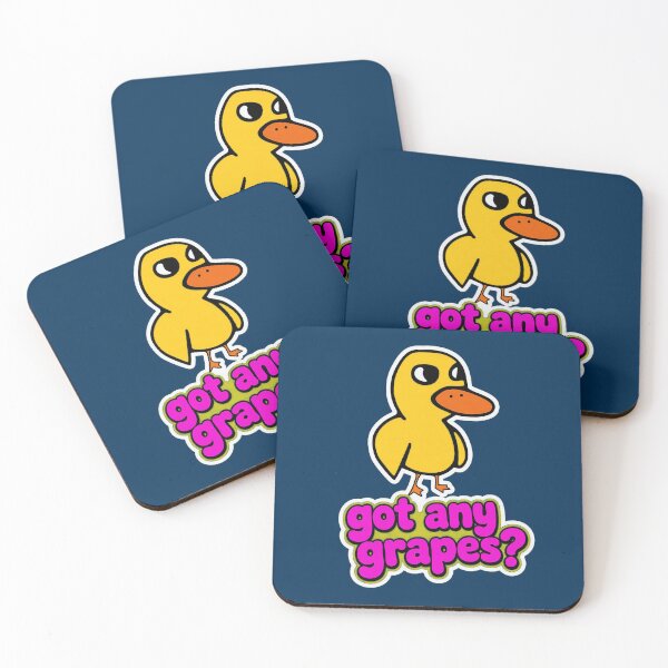 Item preview, Got Any Grapes The Duck Song Meme designed and sold by robinhallu.