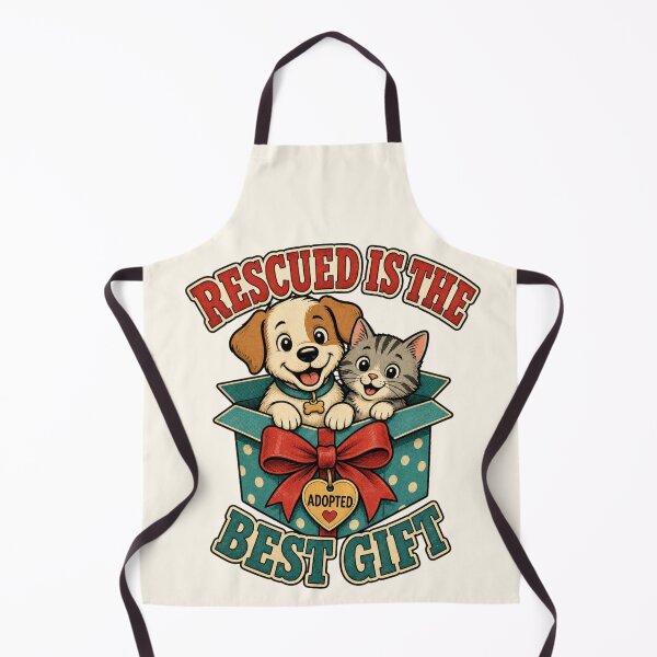 Item preview, Rescued Is the Best Gift Christmas Rescue Pet designed and sold by TTMittens.