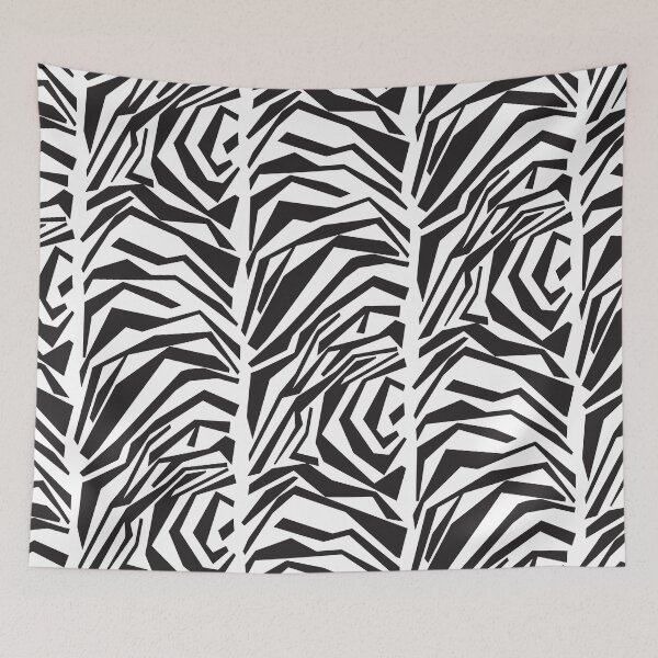 Item preview, Abstract Modern Stripes Zebra A-Line Dress designed and sold by HHS26.
