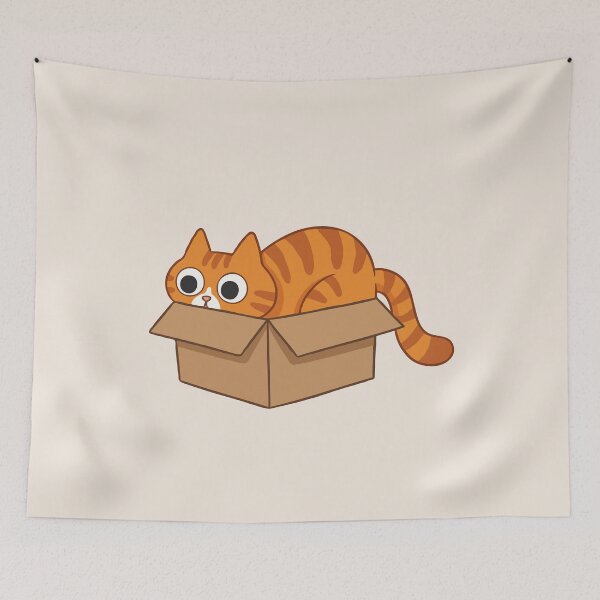 Item preview, Orange Cat Box designed and sold by Gkinoki.
