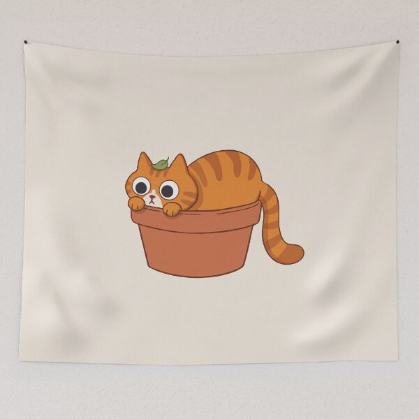 Item preview, Orange Cat Plant designed and sold by Gkinoki.
