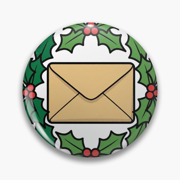 Item preview, Postal Worker Badge Christmas Sticker — Mail Carrier Holiday Gift designed and sold by TMS-Studio.