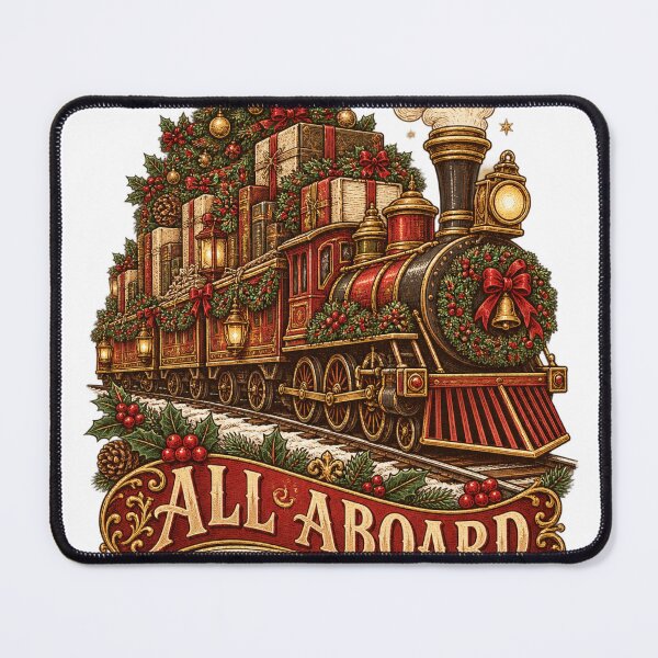 Item preview, All Aboard the Bookmas Express designed and sold by Art For You Studio.
