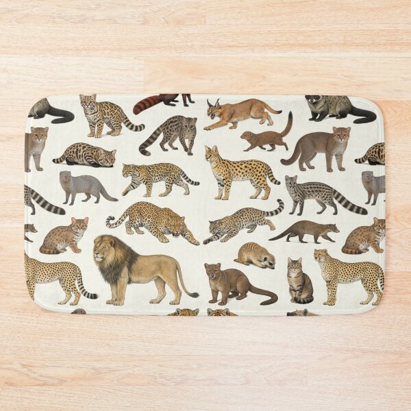 Item preview, Animals of the Suborder Feliformia Wildlife Identification Chart designed and sold by kakarikihill.