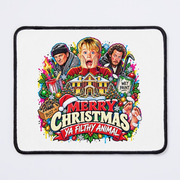 Item preview, Merry Christmas Ya Filthy Animal, Home Alone Retro Xmas designed and sold by MelisandeHare.