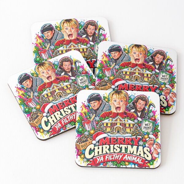 Item preview, Merry Christmas Ya Filthy Animal, Home Alone Retro Xmas designed and sold by MelisandeHare.