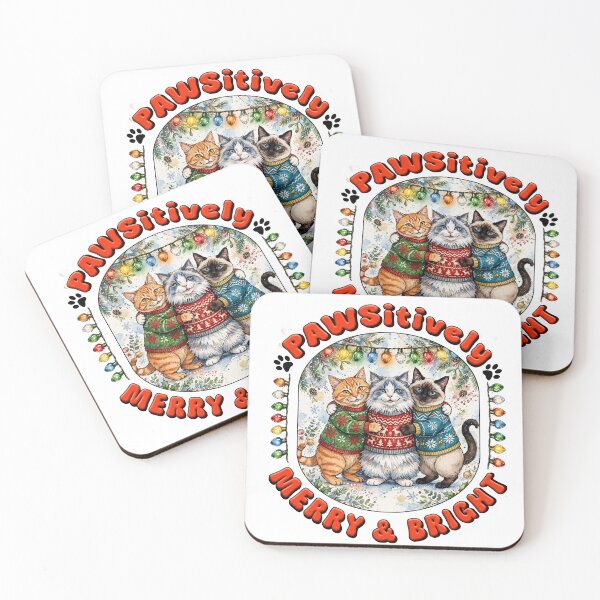 Item preview, Christmas Cats Are PAWSitively Merry and Bright! designed and sold by Lion and Lamb Design.