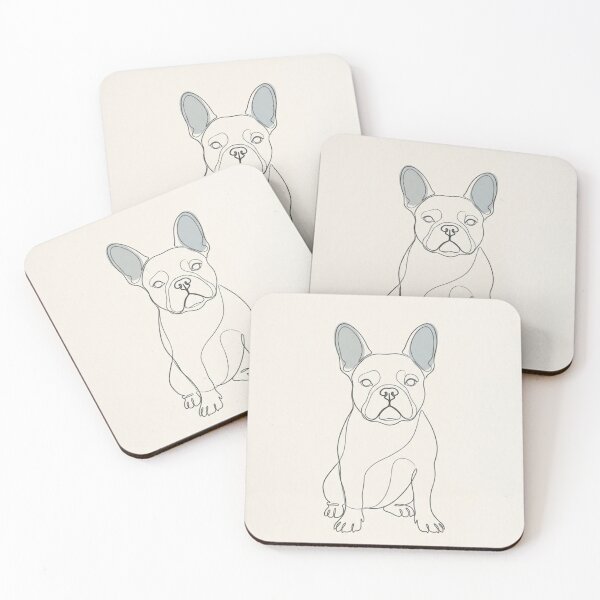 Item preview, French Bulldog | Minimalist Continuous Line Art Frenchie Print designed and sold by Zaramodo.