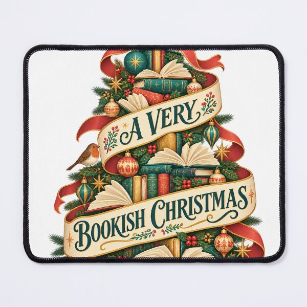 Item preview, A Very Bookish Christmas designed and sold by Art For You Studio.