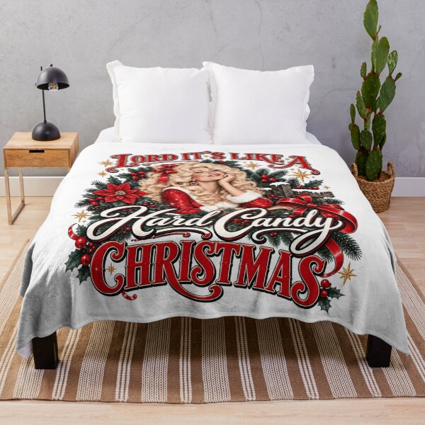 Item preview, Dolly Parton Hard Candy Christmas, Country Music Holiday, Retro Western Christmas Fan Gift designed and sold by MelisandeHare.