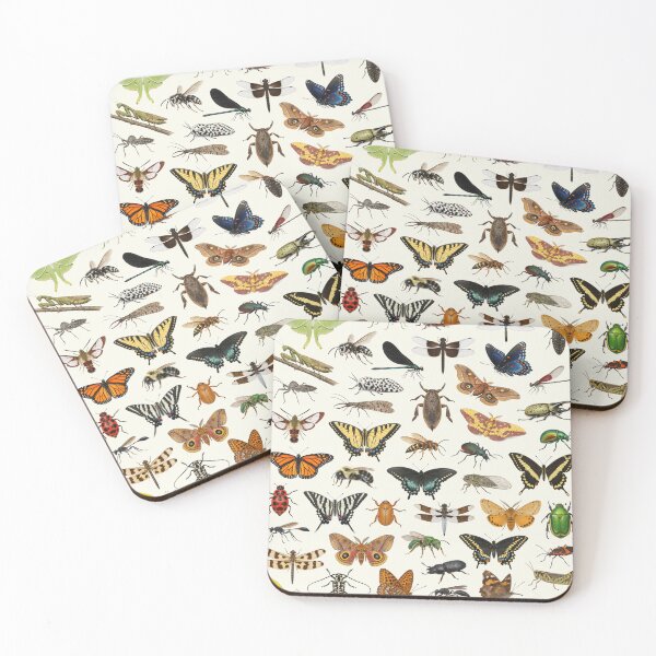 Item preview, Insects of Missouri Retro Wildlife Identification Chart designed and sold by kakarikihill.