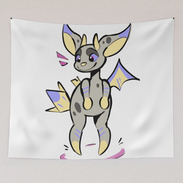 Item preview, Quirky Alien Winged Creature Character Art designed and sold by Wired-Art.