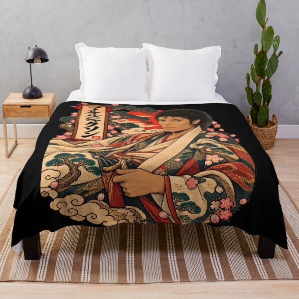 Item preview, Ukiyo-e Pop Icon Portrait Kimono Cherry Blossom Red Sun Japanese Art designed and sold by BRTHRCNK01.