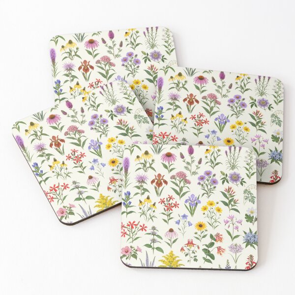 Item preview, Flowering Plants of Missouri Retro Wildlife Identification Chart designed and sold by kakarikihill.