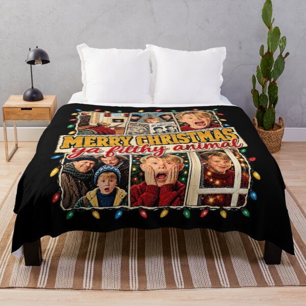 Item preview, Home Alone Christmas, Merry Christmas Ya Filthy Animal, Kevin and Wet Bandits Holiday designed and sold by MelisandeHare.