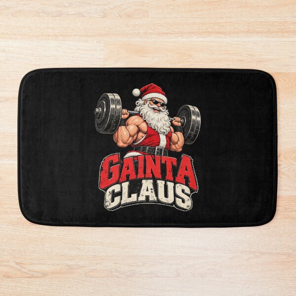Item preview, Gainta Claus Funny Christmas Gym Santa Lifting designed and sold by wanado.