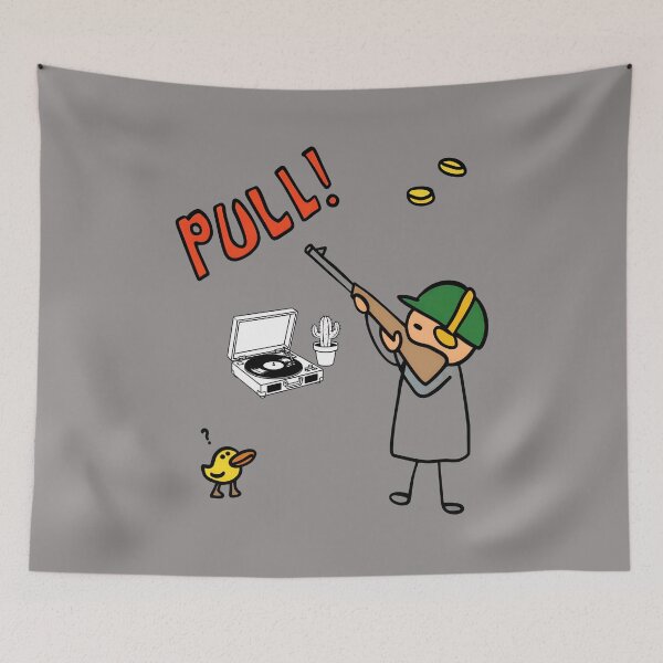Item preview, PULL! Confused Chick Stick Figure Shooter-48 designed and sold by HawthoBrick.