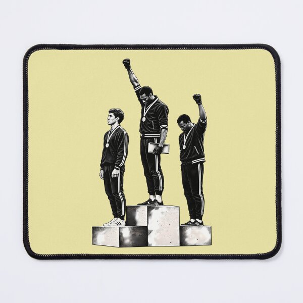 Item preview, Halftone Olympic Podium Protest designed and sold by lcnsdjstrtry.