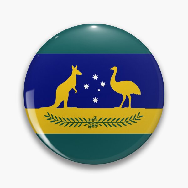 Item preview, Australia Crest Southern Cross blue, green and gold  designed and sold by Kangaroo Sun.