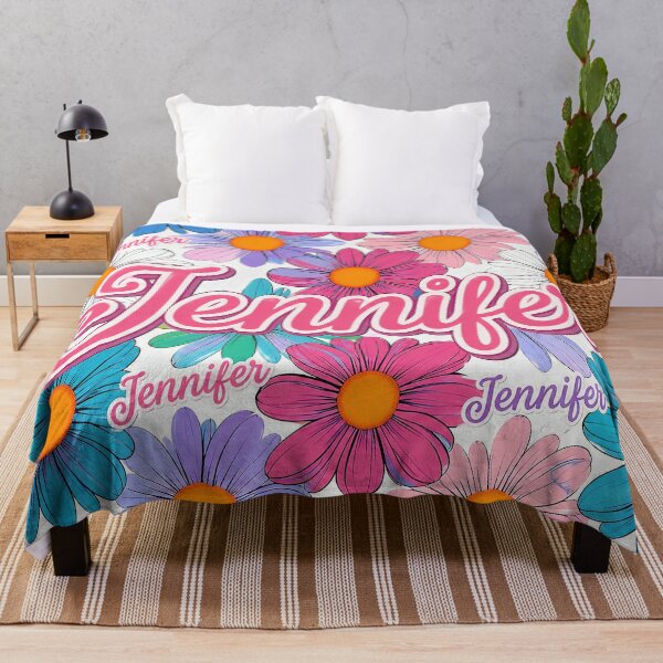 Item preview, Jennifer Colorful Retro Daisy Floral Pattern designed and sold by Luvahawb.