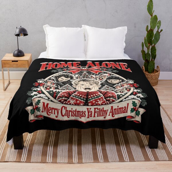 Item preview, Merry Christmas Ya Filthy Animal, Home Alone Retro Xmas designed and sold by MelisandeHare.