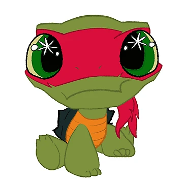 Artwork thumbnail, TMNT Rise Raph LPS by RunawayRainbow