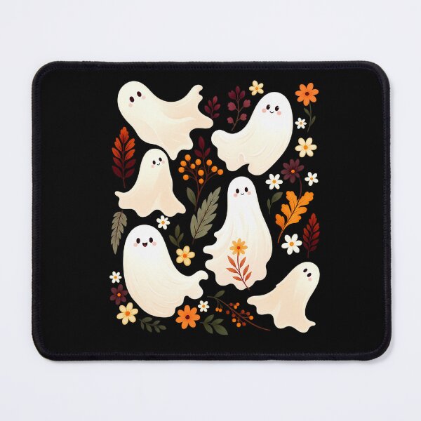 Item preview, Halloween Ghost Floral Fall Leaves designed and sold by lcnsdjstrtry.