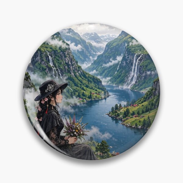 Item preview, Norway — Geirangerfjord — Gothic Beauty in the Land of Fjords designed and sold by DibujandoPorfa.