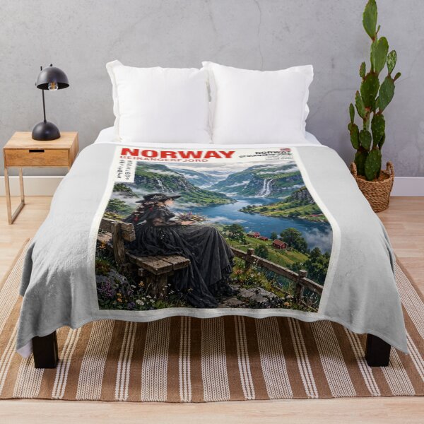 Item preview, Norway — Geirangerfjord — Gothic Beauty in the Land of Fjords designed and sold by DibujandoPorfa.