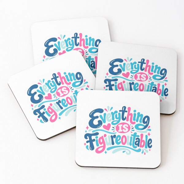 Item preview, Everything Is Figureoutable Motivational Quote Inspirational Positive Mindset designed and sold by AncientClouds25.