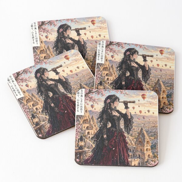 Item preview, Turkey — Cappadocia — Gothic Dreams Above the Fairy Chimneys designed and sold by DibujandoPorfa.