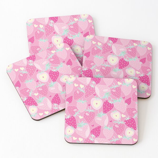 Item preview, Strawberry Surprise in pink and yellow designed and sold by Quiet Waters Design.