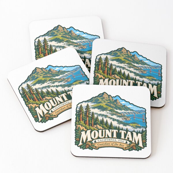 Item preview, Mount Tam California USA Guardian Of The Bay Mountain Hiking Souvenir designed and sold by ManilStuck237.