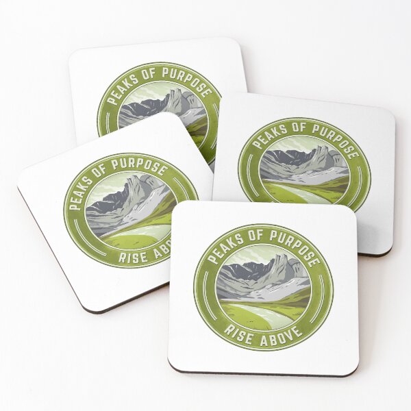 Item preview, Peaks Of Purpose Rise Above Mountain Climber Hiker Adventure Motivation designed and sold by AncientClouds25.