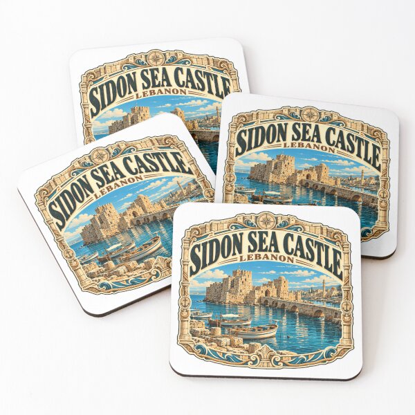 Item preview, Sidon Sea Castle Lebanon Travel Tourist Landmark designed and sold by ManilStuck237.