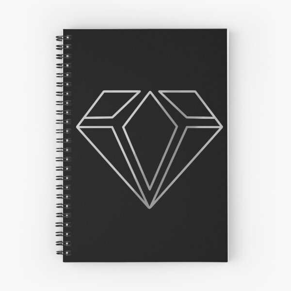 Item preview, Minimalist Silver Diamond Line Art designed and sold by Super Neon Pixels .