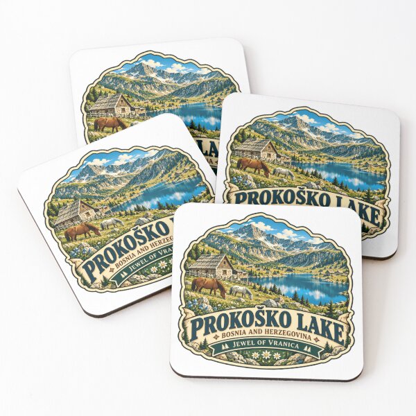 Item preview, Prokoško Lake Bosnia And Herzegovina Jewel Of Vranica Mountain Travel Souvenir designed and sold by ManilStuck237.