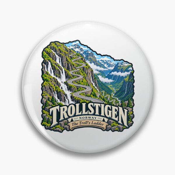 Item preview, Trollstigen Norway The Troll's Ladder Travel Adventure Souvenir designed and sold by ManilStuck237.