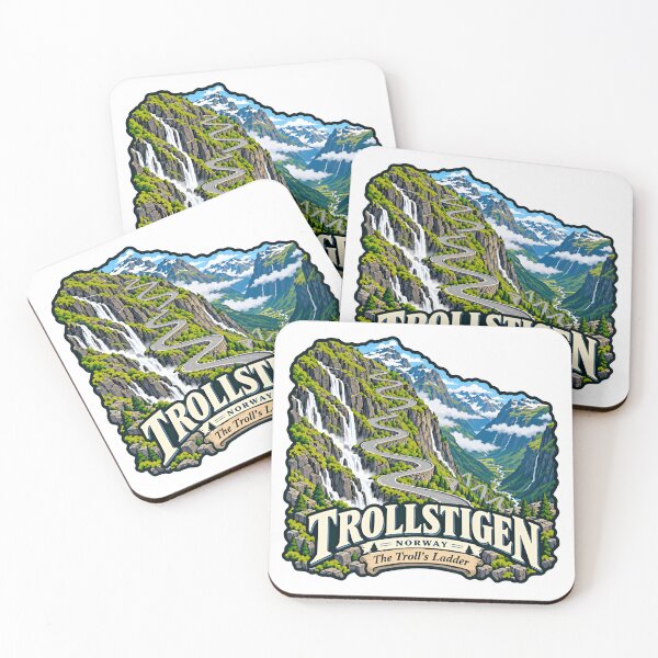 Item preview, Trollstigen Norway The Troll's Ladder Travel Adventure Souvenir designed and sold by ManilStuck237.