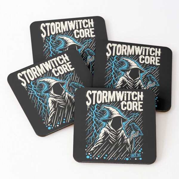 Item preview, Stormwitch Halloween Design – Lightning & Hooded Witch Graphic Tee v13 designed and sold by DarylWelsh2024.