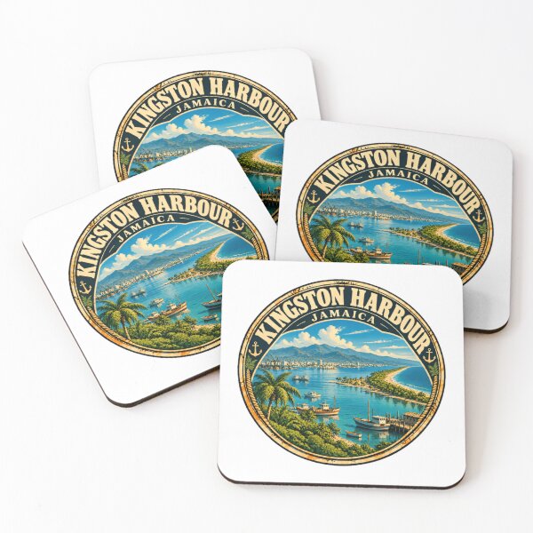 Item preview, Kingston Harbour Jamaica Travel Destination Caribbean Vacation Souvenir designed and sold by kristyparkStar3.