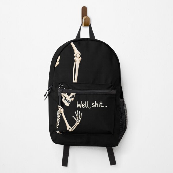 Item preview, White Cat Knocking a Skeleton's Head Off designed and sold by DorikoKazan.