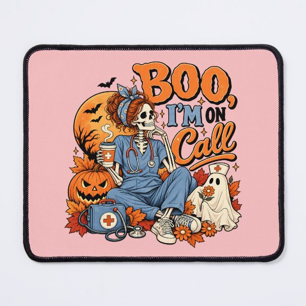 Item preview, Halloween Nurse Skeleton On Call designed and sold by Bob Meme Life.