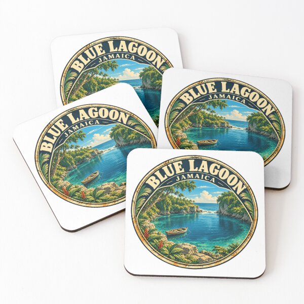 Item preview, Blue Lagoon Jamaica Caribbean Travel Vacationer designed and sold by NeedForParks.