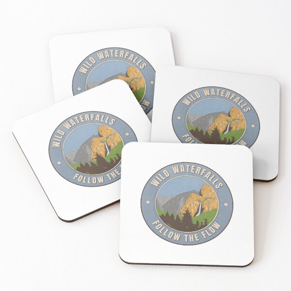 Item preview, Wild Waterfalls Follow The Flow Nature Adventure Travel Hiking Enthusiast designed and sold by AncientClouds25.